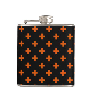 Cantil Polka laranja cruza preto
