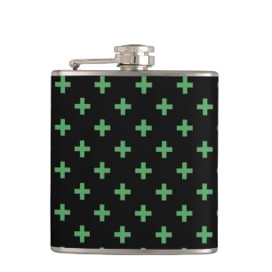 Cantil Polka verde cruza a preto
