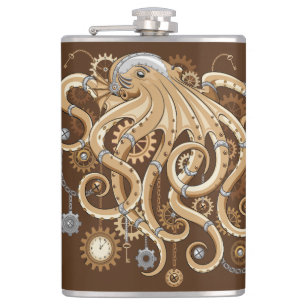 Cantil Polvo Steampunk Retro Fantasia Mecânica