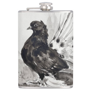 Cantil Pombo Fantail Indiano Galinha Eyeliner