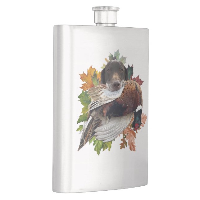 Cantil Ponteiro de neve alemão com faisão de neve (Direita)