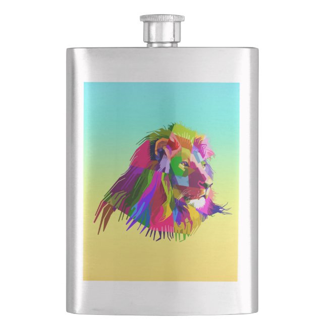 Cantil Pop de Arte Prismática de Leão-62502 (Frente)