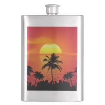 Pôr do sol tropical