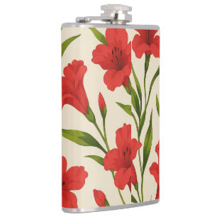 CANTIL  Portátil  florais vermelha 