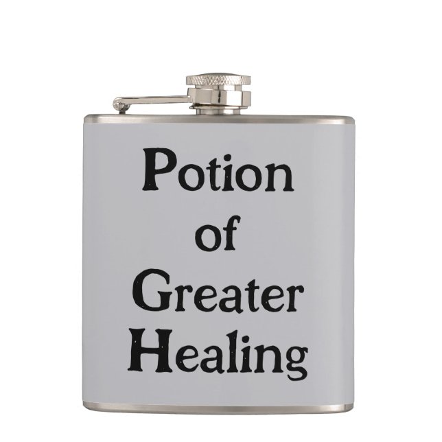 Cantil Potion of Healing Vinyl Wrapped Flask (Frente)