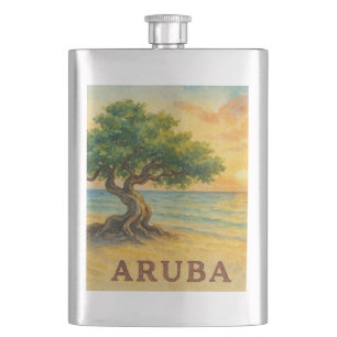 Cantil Praia Eagle Aruba Divi Tree Golden Hour