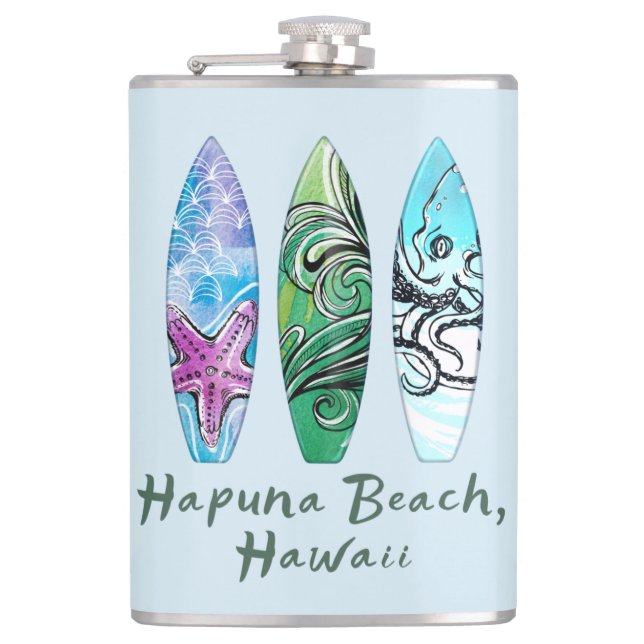 Cantil Praia Hapuna Havaí Pranchas de Surf  (Frente)