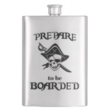 Prepare-se para o Crânio Pirata Preto Embarcado