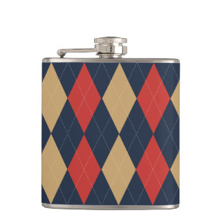 Cantil Preppy Argyle Azul Marinho Caqui personalizado