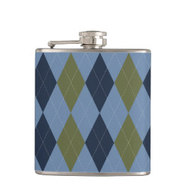Cantil Preppy Argyle Fumaça Azul Verde Marinho Personaliz