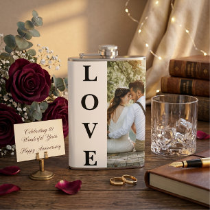 Cantil Presente de Aniversário de Casamento com Foto de C