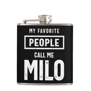 Cantil Presente de Aniversário do Nome Personalizado Milo