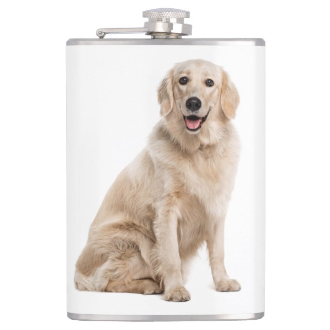 Cantil Presente de Cachorro Fofo Retriever Dourado (Frente)