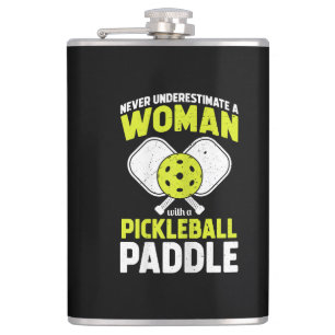 Cantil Presente de Jogadora de Pickleball Divertido para