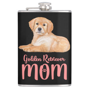 Cantil Presente de Mãe de Golden Retriever Aquarela Cacho
