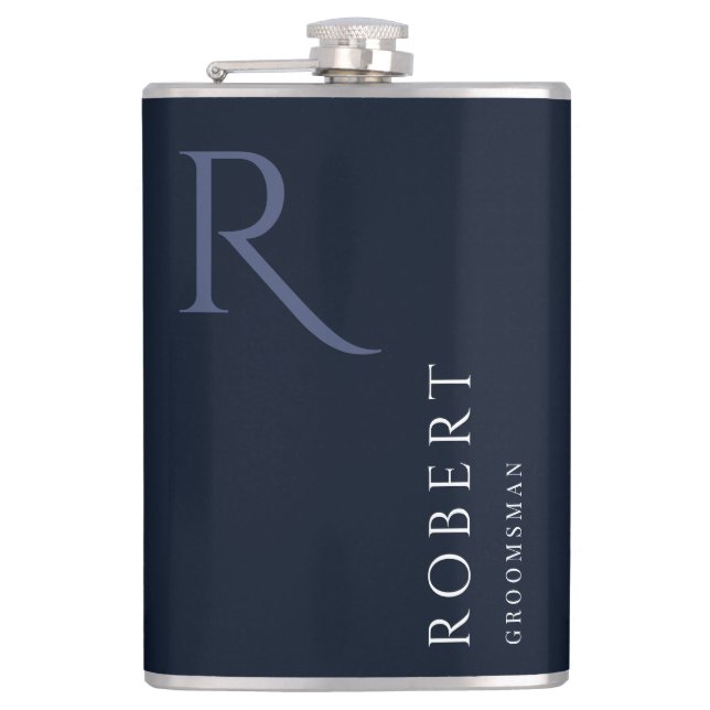 Cantil Presente de Padrinhos de casamento de Monograma Az (Frente)