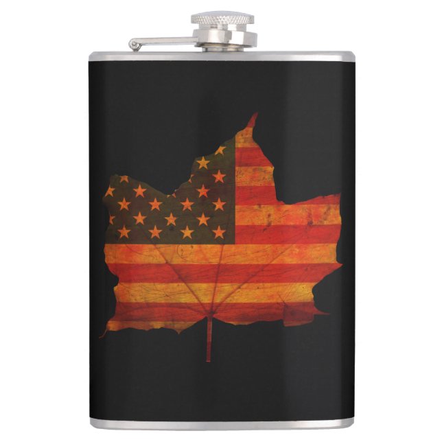 CANTIL PRESENTE FOLHAS DE OUTONO BANDEIRA AMERICANA AÇÃO  (Frente)