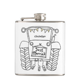 Cantil Presente Personalizado de Casamento de Trator Coun