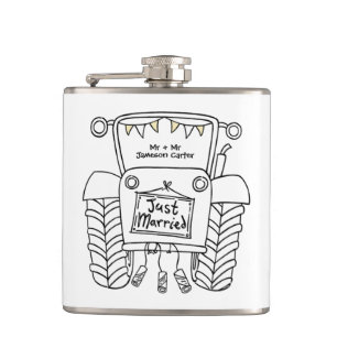 Cantil Presente personalizado de casamento do país do tra