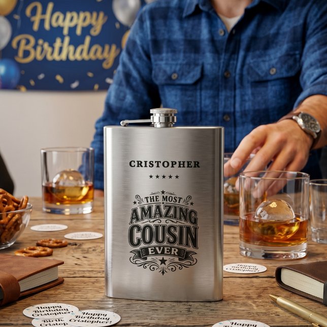 Cantil Presente Personalizado Incrível para Primo (Criador carregado)