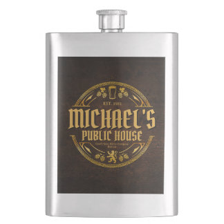 Cantil Presente Personalizado para Padrinhos Pub Vintage