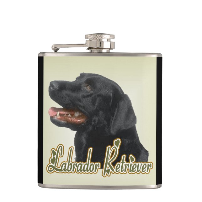 Cantil Presentes de arte do Labrador Retriever preto (Frente)