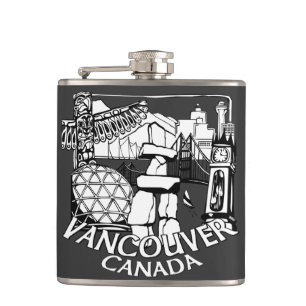Cantil Presentes de Vancouver Souvenir Flask Vancouver La
