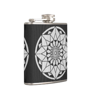 Cantil Preto & branco de confecção de malhas da mandala