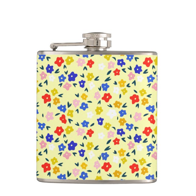 Cantil Pretty Dainty Cute Floral on Pastel Yellow (Frente)