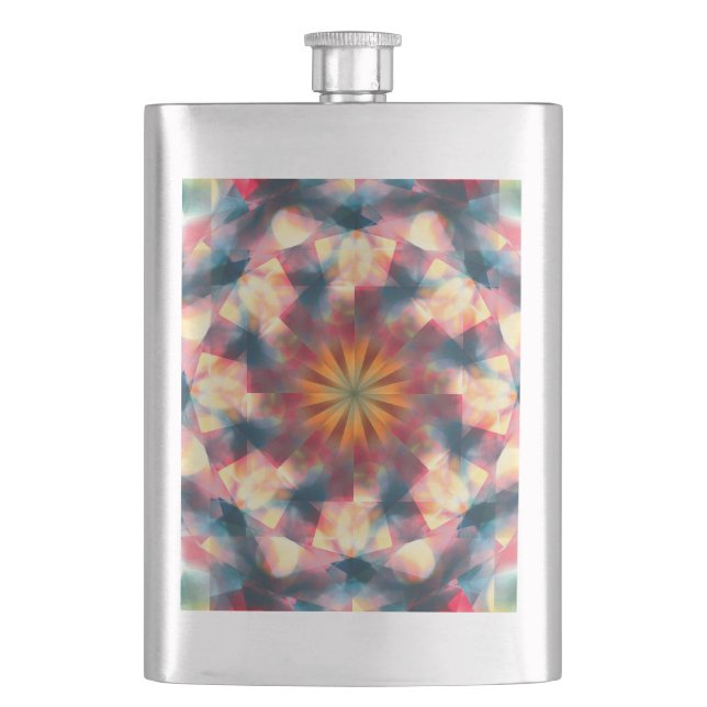 Cantil Prismático Caleidoscópico Psicodélico Mandala (Frente)