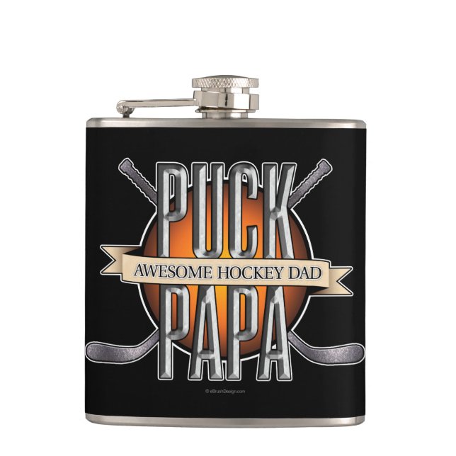 Cantil Puck Papa (Pai de Hóquei) (Frente)