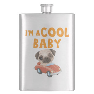 Cantil Pug Eu Sou um Bebê Legal