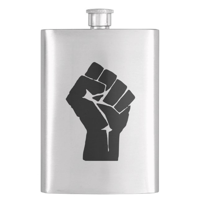 Cantil Punho Negro Levantado - Protesto de Resistência (Frente)