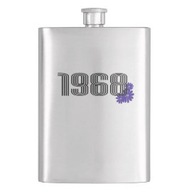 Cantil Púrpura do Hippie do Sinal de Poder Flor 1968