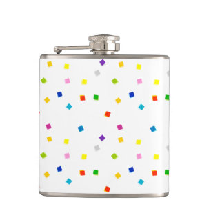 Cantil Quadrado Colorido Confetti Flask