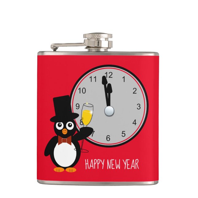 Cantil Quando O Relógio Atinge Doze Frascos De Vinilo (Frente)