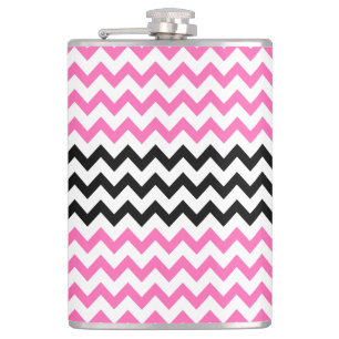 Cantil Quente rosa e Black Chevron por Shirley Taylor