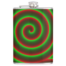 Cantil Quer mudar? Espiral verde chamativo.