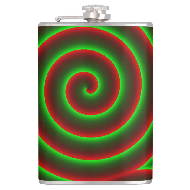 Cantil Quer mudar? Espiral verde chamativo. (Frente)