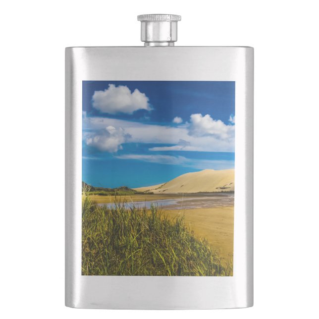 Cantil Quickand stream perto de 90-Mile Beach, Nova Zelân (Frente)
