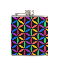 Rainbow Flower of Life Standard (Flor da Vida)
