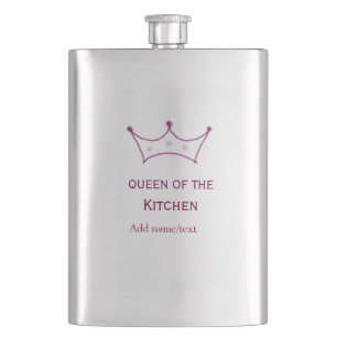 Cantil rainha da cozinha coroa de mauve cozinheira nome