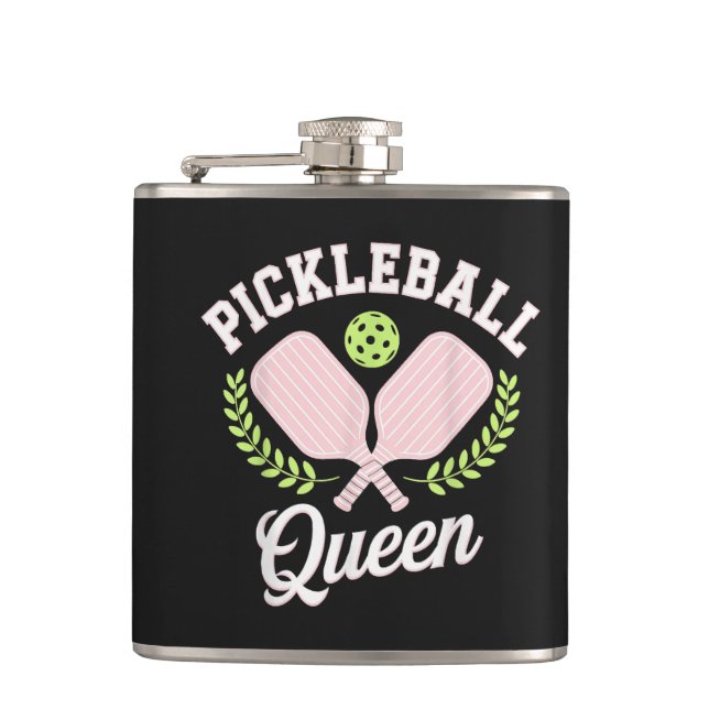Cantil Rainha do Pickleball Divertida Jogadora de Pickleb (Frente)