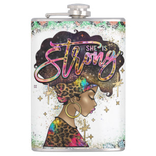 Cantil Rainha Negra Melanina Mulher Marrom Pele Sista Mag