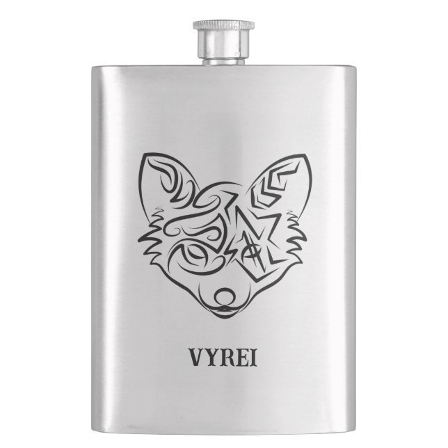 Cantil Raposa Tribal Negra (Frente)