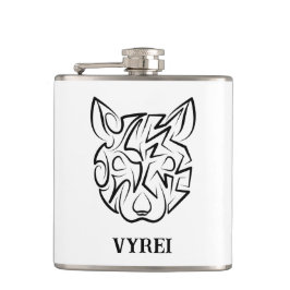 Cantil Rato Tribal Negro e Branco