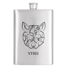 Cantil Rato Tribal Negro e Branco