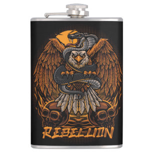 Cantil Rebellion Bald Eagle, Cobra e Skulls 