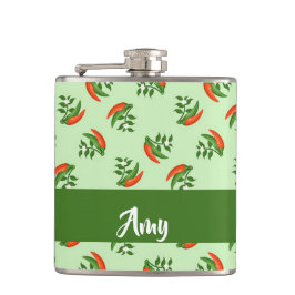 Cantil Red and green chili peppers pattern