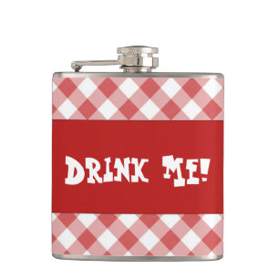 Cantil Red Gingham Drink